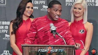 ADRIEN BRONERS FULL POST FIGHT PRESS CONFERENCE FOR MANNY PACQUIAO FIGHT FULL POST FIGHT VIDEO [upl. by Adnohsad355]