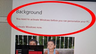 You need to activate windows before you can personalize your pc Windows 1011 [upl. by Geier]