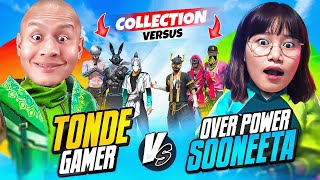 Diamond 💎 Queen Sooneeta Vs Tonde Gamer Rare Bundles Collection Battle 😱 Free Fire Max [upl. by Audette613]