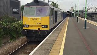 60046 working 6M89 Middleton Towers to Ravenhead Sdgs dcrail class60 tones freighttrain [upl. by Iphigeniah]