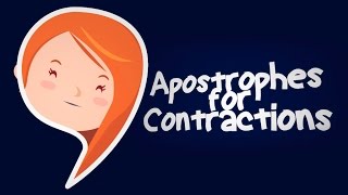 Apostrophes and Contractions for Kids [upl. by Yekcaj627]