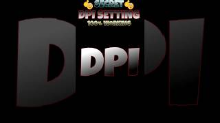 Secret DPI Setting 100 working 😱  best dpi for free fire 🥵  free fire dpi settings  dpi [upl. by Eiznil]