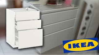 IKEA METOD Kitchen Installation Base cabinet with drawers  montage installation dun meuble bas [upl. by Camarata]