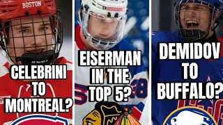 THIS DRAFT CLASS IS INSANE MY 2024 NHL MOCK DRAFT Top 10 PICKS [upl. by Burhans]