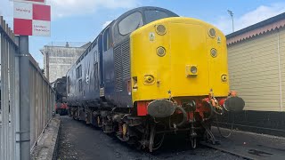 Trains on the Paignton and Dartmouth’s steam railway 01062024 including 7827 and 37703 [upl. by Cichocki]