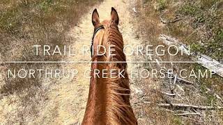 Northrup Creek Horse Camp  Trail Ride Oregon [upl. by Lishe]