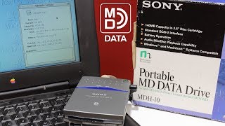 Sony MDH10  The Portable MD Data Drive [upl. by Waverly185]