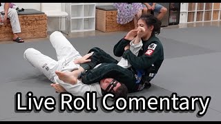 Entering my wrestling era BJJ Rolling Commentary [upl. by Sukcirdor]