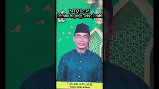 MTQ ke 36 tahun 2024 tingkat kecamatan Rimbo bujang Sukseskan [upl. by Halilahk]