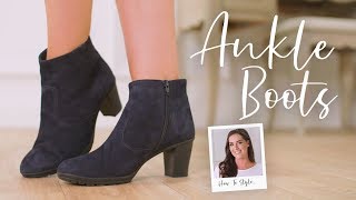 How to Style Heeled Ankle Boots  Footwear and Shoes  Ideal World [upl. by Huttan]