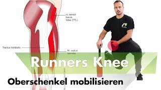 3 Spezial Übungen gegen Runners Knee  Oberschenkel richtig mobilisieren [upl. by Dmitri]