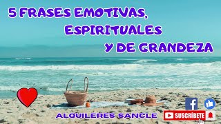 5 FRASES MOTIVACIONALES PARA EL DESARROLLO PERSONAL ✅SERIE 1 [upl. by Elades]