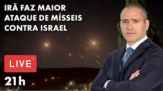 IRÃ REALIZA MAIOR ATAQUE CONTRA ISRAEL NA HISTÓRIA  PROFESSOR HOC AO VIVO [upl. by Ax]