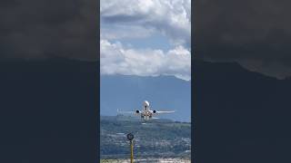 🛫BOEING 737800 UTAIR RA73090 DEPARTING FROM SOCHI ADLER AIRPORT aviation airplane takeoff [upl. by Nodnil]