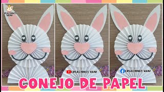 Conejo de papel  Roseta de Pascua  Conejo de Pascua [upl. by Gyatt]