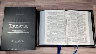 NIV Comfort Print Thompson Chain Reference Bible Review Part One Design [upl. by Brookner]