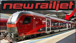 Full Review of the NEW RAILJET on its Inaugural Ride across Austria [upl. by Enelhtac580]