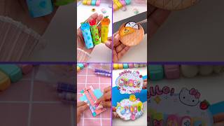 DIY 4 paper craft ideas shots diy craft papercraft miniature love helenascraft art [upl. by Nothgierc]