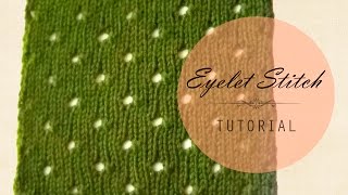 Simple Eyelet Stitch [upl. by Feinberg]