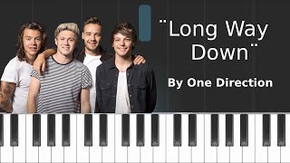 One Direction  Long Way Down Piano Tutorial  Chords  How To Play  Cover [upl. by Sherry139]