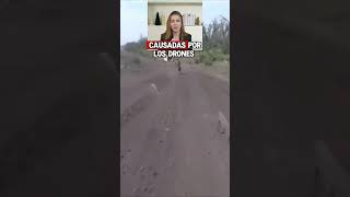 Motocicletas en el Frente Ruso Estrategia Arriesgada para Evadir Drones Ucranianos [upl. by Ashil]