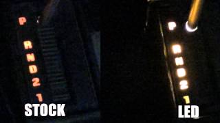 GoWesty Stock Lights vs LED Lights for Vanagon Automatic Shifter [upl. by Akinot613]