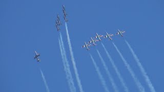 FRECCE TRICOLORI  GENOVA AIR SHOW 2022 PROVE [upl. by Seroka]