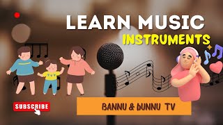 Music Instruments names for kids learning [upl. by Intosh756]