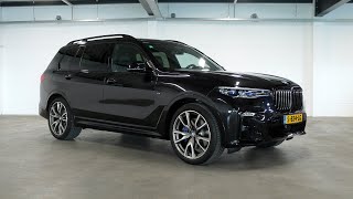 BMW X7 M50i High Executive  7 pers  MSport stoelen  trekhaak  2022 [upl. by Nwahsav]