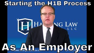 How does an employer get the H1b process started [upl. by Macario]