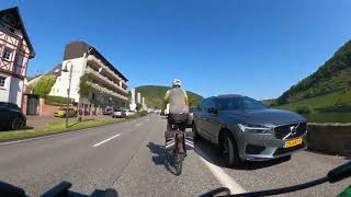 Löf Mosel  Mosel Fahrradtour  Mosel Radweg 🇩🇪 Germany  4K Video Tour of CYCLING in Germany 🚲 [upl. by Bremser]