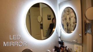 DIY Light Up Beauty Mirror [upl. by Sadnalor962]