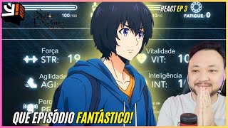 TA TOP DEMAIS ESSE ANIME NOVO PODER DE SUNG JINWOO React Solo Leveling Episódio 3 [upl. by Zulaledairam]