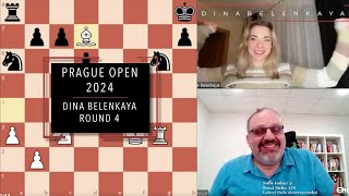 CM Wiktoria Smietanska 1968 vs WGM Dina Belenkaya  Prague Open 2024  Round 4 [upl. by Trahern]