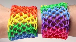 Rainbow Loom Nederlands  Dragon Scale  Loom bands rainbow loom nederlands tutorial how to [upl. by Christiana]