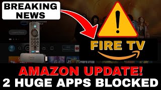 FIRESTICK BLOCKS 2 HUGE APPS [upl. by Hannavas]