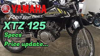 2023 Yamaha XTZ 125 Pinaka affordable Japanese Enduro motorcycle SA Pinas SpecsPrice update [upl. by Hniht]