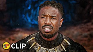 Killmongers Death Scene  Black Panther 2018 IMAX Movie Clip HD 4K [upl. by Adiene]