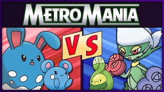 MetroMania Season 11 Heat 7 ♦ AZUMARILL amp AZURILL vs ROSERADE amp BUDEW [upl. by Adnilak]