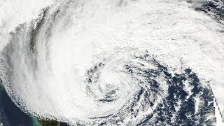 Hurricane Sandy Making Landfall in New Jersey  Update 10 October 29 2012 2130UTC [upl. by Alyacim]