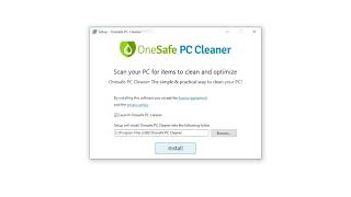 Tutorial Install OneSafe PC Cleaner New Look [upl. by Tallbott]