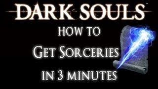 Dark Souls HOW TO Get Sorceries in 3 Minutes Burg Skip [upl. by Enitsirhk]