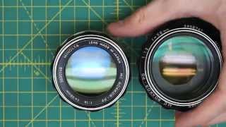 Minolta MC RokkorPG 58mm f12 Lens Full Disassembly [upl. by Gradeigh898]