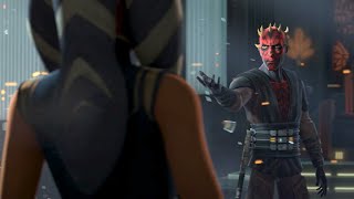 Ahsoka Tano meets Darth Maul 4K HDR  Star Wars The Clone Wars [upl. by Gerger]