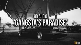 Coolio ft LV  Gangstas Paradise  8D AUDIO [upl. by Lettie]