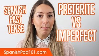 Spanish Past Tense Preterite vs Imperfect [upl. by Harbird]