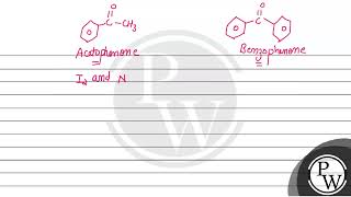 The reagents which can be used to distinguish acetophenone from benzophenone is are [upl. by Baggett560]