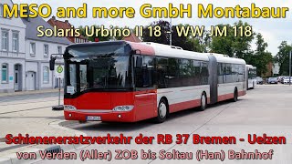 Sound Bus Solaris Urbino II 18 von MESO and more GmbH  WW JM 118 ZF Ecomat [upl. by Tat]