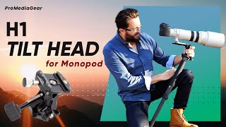 HM1 Monopod Tilt Head for Super Telephoto Lenses DSLR and Mirrorless Camera  Overview [upl. by Saisoj]