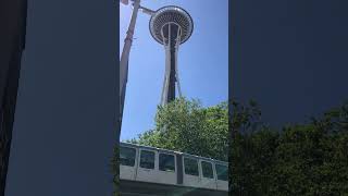 Seattle Monorail and SpaceNeedle seattleattractions spaceneedle [upl. by Jeno]